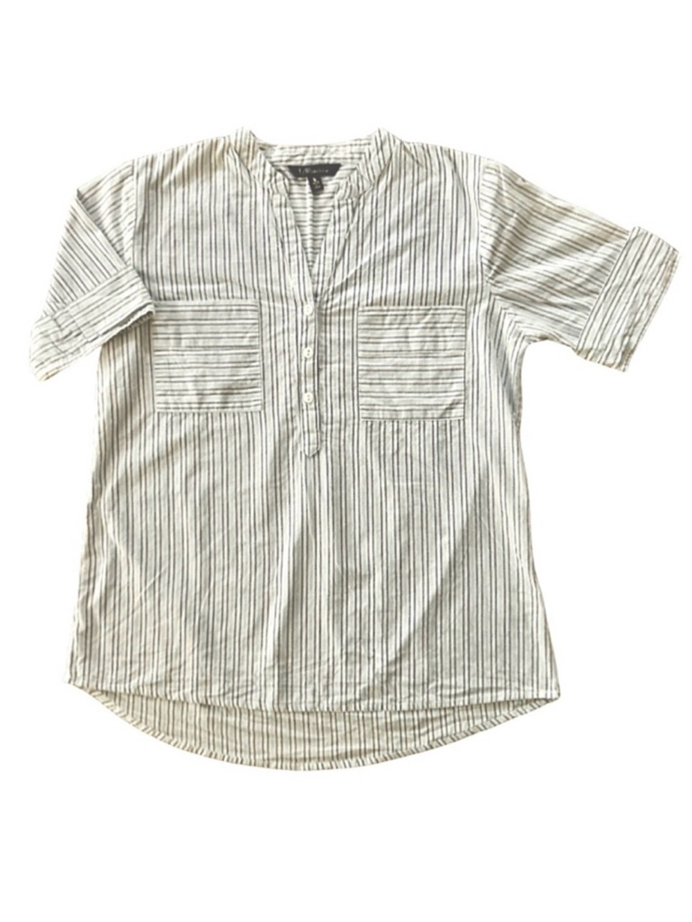 1 Bliss Lane Striped Button-Down Blouse